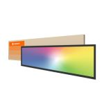 Ledvance Smart+ Wifi LED Panel Backlight Planon Plus Schwarz 100x25cm 27W 1700lm - 830-865 Abstimmbares Weiß | RGBW - Fernsteuerung - Dimmbar