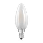 Ledvance Classic LED E14 Kerze Fadenlampe Matt 4W 470lm - 827 | Ersatz für 40W
