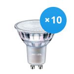 Mehrfachpackung 10x Philips MASTER Value LED Spot GU10 PAR16 3.7W 270lm 36D - 930 Warmweiß | Höchste Farbwiedergabe - Dimmbar - Ersatz für 35W