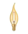 Ledvance Vintage 1906 LED E14 Kerze Gold 2.5W 220lm - 824 | Ersatz für 22W