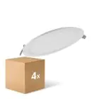 Mehrfachpackung 4x Ledvance LED Deckenstrahler Rund DN210 18W 1530lm 120D - 830 Warmweiß | 225mm