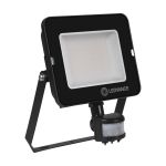 Ledvance Projecteur LED Compact Noir 50W 5000lm 100D - 840  | IP65 - Symétrique - Détecteur de mouvement et de lumière