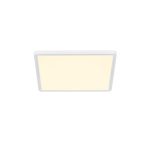 Nordlux LED Plafonnier Oja 29 Carré Blanc 14.5W 1600lm - 830-840 CCT | 3 Niveaux De Gradation Dimmable 
