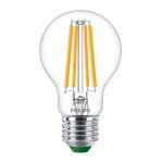 Philips MASTER LED Ampoule Ultra Efficient E27 Poire Claire 4W 840lm - 827 Blanc Très Chaud | Équivalent 60W