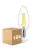 Lot 10x Philips MASTER LED E14 Bougie Filament Claire 2.5W 340lm - 922-927 Dim To Warm | Meilleur Rendu De Couleur - Dimmable - Remplacement 25W