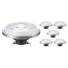 Lot 6x Philips MASTER LED Spot G53 AR111 10.8W 620lm 24D - 930 Blanc Chaud | Meilleur rendu des couleurs - Dimmable - Équivalent 50W