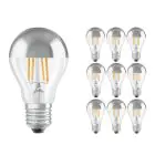 Lot 10x Ledvance CLASSIC LED E27 Poire Filament Claire 6.5W 650lm - 827  | Remplacement 50W