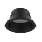 Spot Encastrable LED Profond Encastré Noir 9W 900lm 80D - 827-830-840 CCT | 146mm - Diamètre 120mm