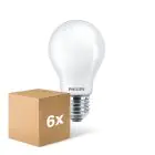 Lot 6x Philips Corepro LED Ampoule E27 Poire Dépolie 8.5W 1055lm - 830  | Remplacement 75W
