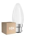 Lot 10x Ledvance Classic Performance LED Ampoule B22d Bougie Filament Dépolie 4.8W 470lm - 827 Blanc Très Chaud | Dimmable - Remplacement 40W