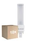 Lot 10x Ledvance DULUX-D LED 5W - 840 Blanc Froid | 2 Broches - Remplacement 10W