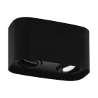 Eglo Plafond Spot Arenzano Échantillon Noir 9.4W 690lm - 830  | Dimmable - Convient pour GU10