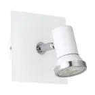 Eglo Applique Murale Tamara 1 Échantillon Blanc Cromo 2.8W 250lm - 830 Blanc Chaud | IP44 - Incl. 1x GU10