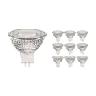 Lot 10x LED Spot G53LED Spot 12V GU5.3 7.5W 830 60D 621lm | Dimmable - Blanc Chaud - Équivalent 50W